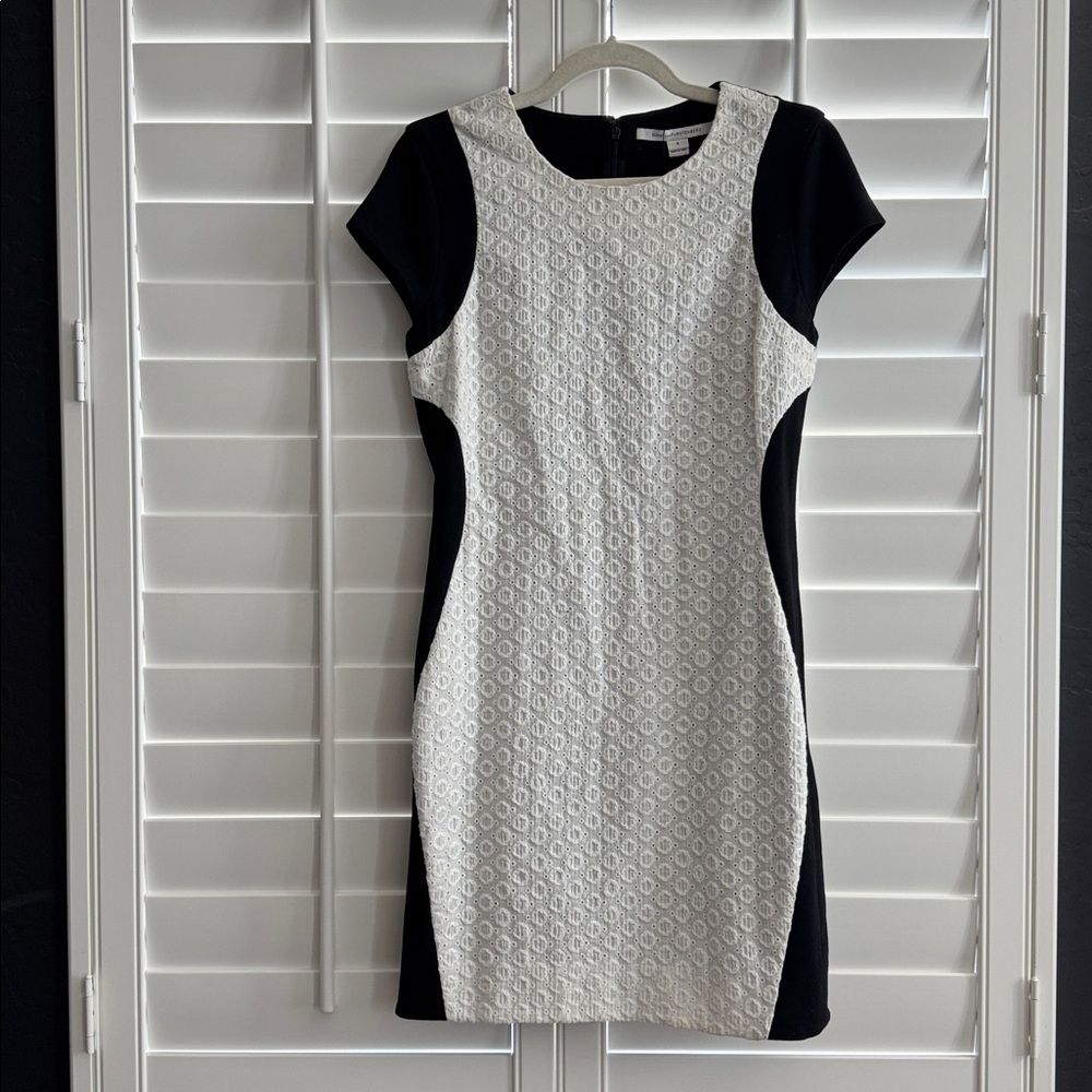 NWT Diane von Furstenberg Pele eyelet mini dress
